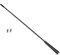 AUTOZOCO Varilla de Antena para autoradio, Antena de Coche Universal, Antena de Coche Universal, Longitud 40 cm, con Tornillos M5 y M6, Negro