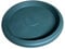 Soucoupe ronde en plastique pour pot de fleurs - Plateau d'égouttement - 3 couleurs (diamètre de la base 45 cm, vert)