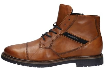 bugatti Caj, Stivali classici Uomo, Marrone Brown Cognac, 43 EU
