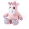 Warmies Plush Iridescent Pink Unicorn Microwavable, Weighted Teddy Slightly Scented with French Lavender, Warmies Microwavable Toys