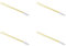 Lampada Led Per Pulsante Comando Illuminabile, Compatibile Con Bticino Living, Compatibile Con Bticino Matix (4 Pezzi, Giallo)