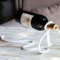 SHOP-STORY - Rope Red Wine Rack : Porte-Bouteilles Illusion Magique Lasso Corde Élegante Lévitation pour Suspendre Boisson Bouteille de Vin Idée Décoration Table Festive