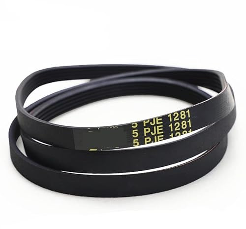 New For Washing Machine Turns The Belt 5PJE1281 5PJ1281EL Washing Machine Belt (Size : 5PJE1281)