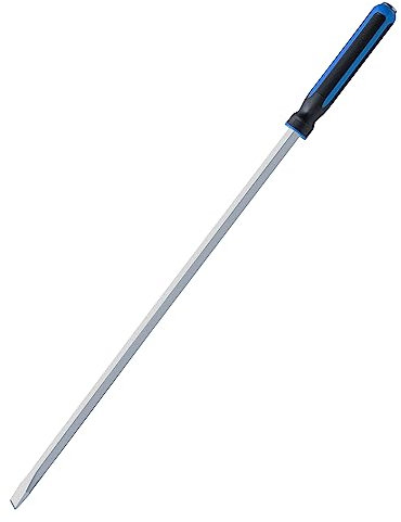 Barra de palanca de 36 pulgadas, resistente, tapa de golpe de martillo más gruesa, punta recta, herramientas manuales mecánicas para automoción, demolición, extractor de clavos, palanca