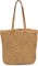 styleBREAKER Damen Papierstroh Schultertasche mit langen Henkeln, Strandtasche, Korbtasche, Flechttasche, Shopper 02012388, Farbe:Braun