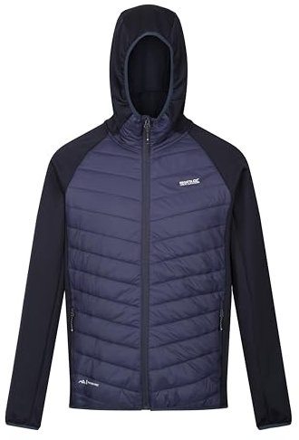 Regatta Mens Andreson VIII Hybrid Padded Hooded Soft Shell Jacket