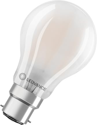 LEDVANCE Classic Performance LED Glühbirne B22d Birne Fadenlampe Matt 4W 470lm - 827 Extra Warmweiß | Ersatz für 40W