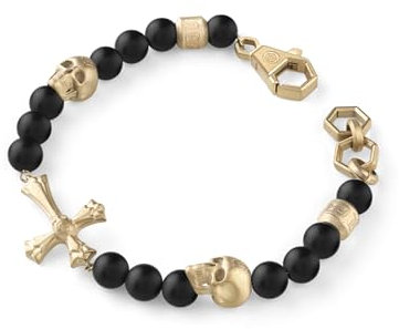 Philipp Plein Herren Armband Edelstahl IP Gold Whisper PJUEA05BU