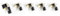 Fame Pro Trigger Pack, Professionelles 5-teiliges E-Drum Trigger Set, Universal, Aluminium/Kunststoff, Hybrid Drumming, Kompatibel mit allen E-Drum Herstellern, Hohe Dynamikrange