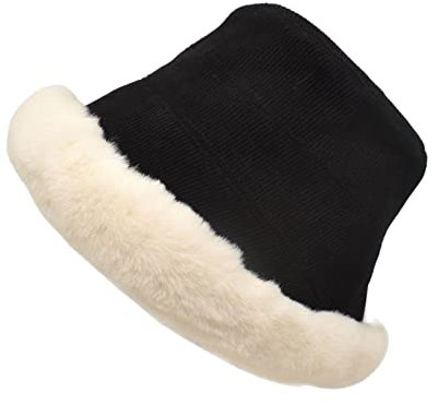 Alkohol Hut Europa und die Vereinigten Staaten Winter lange Angelkappe Außenhandel Trend Mode Männer und Frauen im Freien Verdickung warme Sonnenschutz-Beckenkappe Lustiger Anglerhut (Black, One Size)