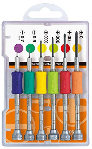 VESSEL Jeu de tournevis de précision TD-56SE / +0, 00, 000, 0000, -0.7, -0.9 (modèle EU)