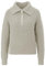 QS Damen 2153149 Pullover mit Troyer Kragen, Braun 80W0, XS