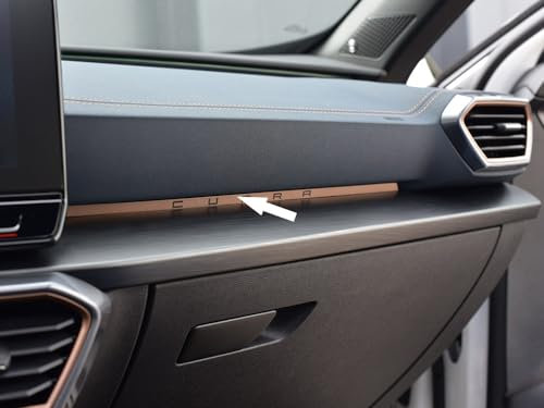 autoCOVR Abdeckung aus Stahl für Cupra.Leon/Formentor | Farbe COOPER Stil - Zierstreifen | 2 Stück Edelstahl V1 V2 VZ1 VZ2 VZ3 VZ5 VZ Veloz Edition Leon Tuning Zubehör