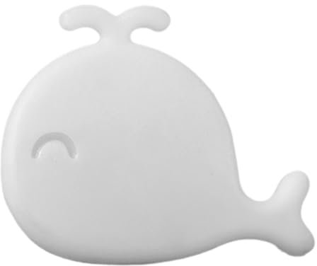 Tapón de Orificio de rebosadero para el hogar, Repuesto de la Cubierta de Orificios Redondos, sellador, Cubierta de Fregadero Prueba de Fugas, Tapones de Goma en Forma de Ballena para lavabos