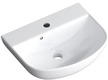 lavabo de salle de bain Évier de balcon Mini lavabo mural, petit lavabo de salle de bains, lavabo de petite taille avec accessoires lavabo de salle de bain