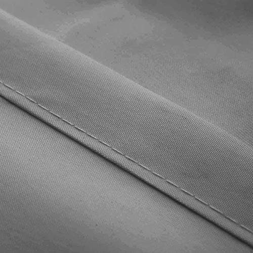 Brise-vue pour balcon - Résistant aux intempéries - 6,5 m - Avec sangle tressée et œillets - Gris foncé