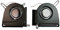 Power4Laptops Ventilateur pour Ordinateurs Portables (Paire) Compatible avec ASUS Tuf Gaming FX607