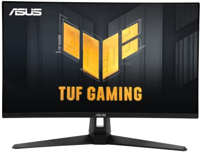 ASUS TUF Gaming VG27AQM5A, Monitor Gaming da 27 Quad HD Fast IPS (2560 x 1440), 0,3ms Response Time, 300 Hz, Altoparlante, ELMB Sync, HDMI, DisplayPort e Hub USB, Display Widget Center, Nero