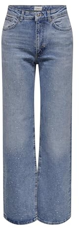 ONLY ONLJUICY Hohe Taille Weiter Beinschnitt Jeans