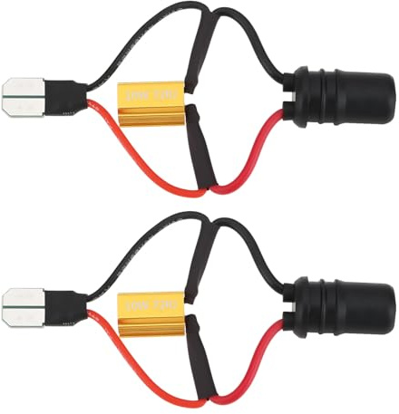 The Lord of the Tools 2-teiliges T10 W5-W Adapterkabel ohne Fehlermeldung mit 10W 72RJ Widerstand für Autolichter