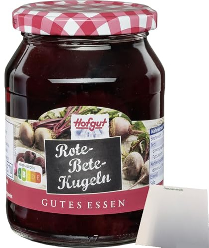 usy Bundle für Hofgut Rote Bete Kugeln (370ml Glas) + usy Block