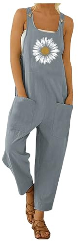 Latzhose Damen Alle Jahreszeiten Träger Jumpsuit Hose Ärmellos Boyfriend Overall Arbeitsoverall Casual Baggy Streetwear Arbeitshose Retro Fashion Workwear Arbeitslatzhose