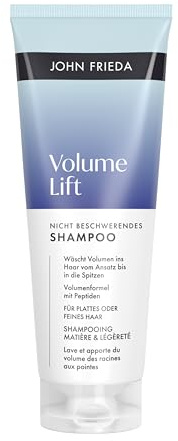 John Frieda Volume Lift Shampoo - Inhalt: 250 ml - Für plattes/feines Haar - Nicht beschwerend - Ohne Silikone