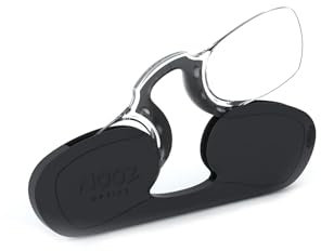 Nooz Optics Unisex ärmellose Lesebrille - Schlanke & leichte lesebrille für Damen & Herren mit kompaktem Etui - Erhältlich in verschiedenen Dioptrienstärken & Farben, Rechteckig