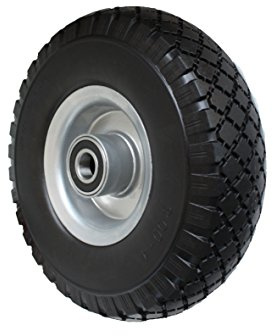 PU Rad 260 mm N-75 B-20 Kugellager Sackkarre Pannensicher 3.00-4 Sackkarrenrad Vollgummi