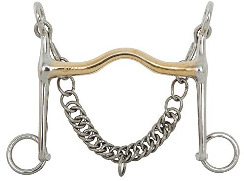 BR Weymouth Curb Bit Soft Contact 12 mm Shanks 140 mm - Size 13.5