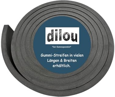 10.000mm x 100mm x 10mm Gummistreifen Gummi-Matte-Platte Vollgummi Schürfleiste Hartgummi