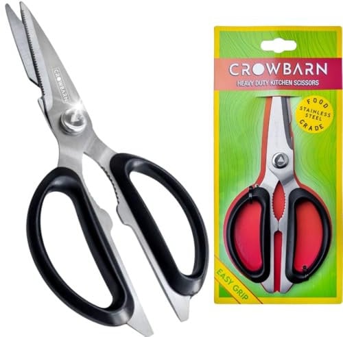 Firm Grip Kitchen Scissor - Heavy Duty Multipurpose Cooking Scissors for Kitchen Use Food Meat Poultry Chicken Pizza
