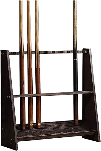 Pool Queue Rack Billard Queue RackBoden Billard Queue Racks Holz Pool Queue Organizer Rack Ständer für Golf Club Hockeyschläger WEWYQSJXBXF-211222