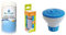 Kit Mantenimento Acque Piscina Dispenser Dosatore + 1 Kg Pastiglie Multiazione 200 Gr + Kit Analisi pH e Cloro