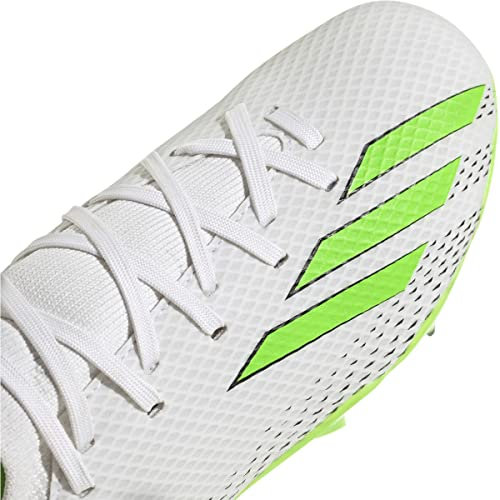 adidas X SPEEDPORTAL.3 FG J, Cloud White-solar Green-core Black, 6 Big Kid