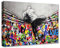 Banksy Street Art Decor Graffiti-Gemälde für Schlafzimmer, hinter dem Vorhang, Bilder Nordic-Kunstwerk, 1 Stück, Leinwandkunst, moderne Wohnkultur, gerahmt, fertig zum Aufhängen, Poster und Drucke (61