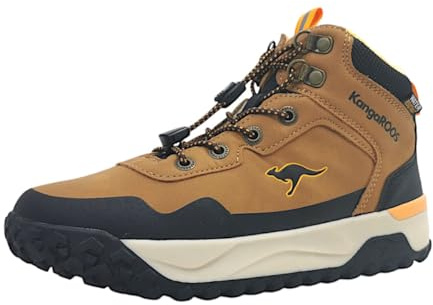 KangaROOS K-NB VIVI RV High-Top Kinder Unisex Sneaker Warmfutter Steel Grey/Limetta