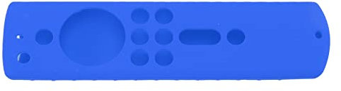 Silikon Hülle Fire TV Stick 4K 2018 Fernbedienung Stoßfest rutschfest Schutzhülle (Blau)