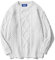 Aelfric Eden Jumpers for Women Sweaters Cable Knit Crewneck Long Sleeve Ladies Knitted Sweater Loose Fit Pullover Tops White L