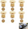 6 Pcs Gicleur Gaz Butane Universel [0,50-0,65-0,7-0,7-0,80-0,92], pour Plaque de Cuisson au Gaz Naturel GPL, Jets, Buses et Injecteurs, Gicleur de Propane