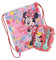 Sorrisini Sandwichera Infantil con Compartimentos y Cubiertos, Mochila Cuerdas Infantil, Bolsas Comida Infantiles, Contenedor Almuerzo, Bolsa Escolar, Mochila Gimnasio Infantil, Minnie