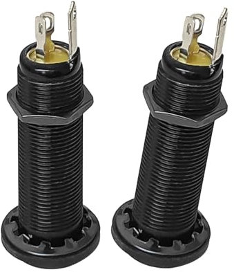 2PCS Instrument Plug 6305 E Gitarrenstecker Single Channel Gitarrenstecker Für E Gitarre Und Bass Geeignet