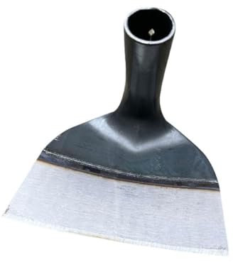 Rtyweth Robuster Stahl-Hackenkopf für den Bauernhof, Ersatzhacke, Handheld-Gartenhacke, Gartenhacke zum Jäten, Grub Hacke