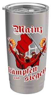 Mainz Kämpfen und Siegen – Fußball Ultras Fan Doppelwandiger Edelstahl-Thermobecher