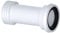 Viva 4 110mm Extended Straight WC Pan Connector - 265mm
