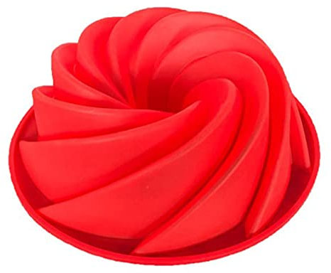 Xinlie Moule à Gâteau Rond Cannelé Moule À Savarin Anti-Adhésif Tube Cannelé Moules Kouglof Antiadhésif Pan Moules Kouglof Revêtement Antiadhésif Moule Gâteau Gugelhupf pour Jello, Gélatine, Gâteau