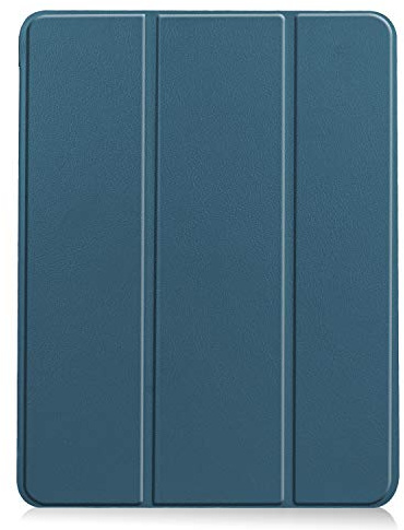 Lobwerk Smart Cover für Apple iPad Air 4 (4th Generation) A2072/A2316/A2324/A2325 10.9 Zoll 2020 Case Schutz Hülle Stand Etui Tasche Dunkelgrün