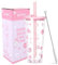Colnic Reusable Boba Cup With Lids And Straws, 24Oz/700ml Smoothie /Iced Coffee Cup, Leakproof Kawaii Cup Tumbler With Boba Reusable Straw,Double Wall Clear Insulated Bubble Tea Cup