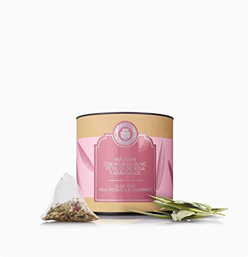 Infusión de Hoja de Olivo, Rosa, Arándanos
