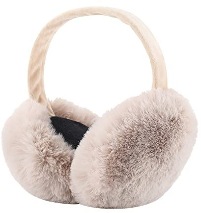RUITOTP Mädchen Faux Kaninchen Pelz hängen Ohr Abdeckung Warm Winter Ohrenschützer Kopfbedeckung Ohrenschützer Pelz Ohrenwärmer Ohrenwärmer Falten